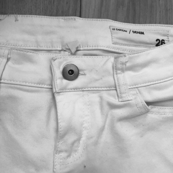 Women’s White Straight Leg Jeans Size 26 - Picture 4 of 6